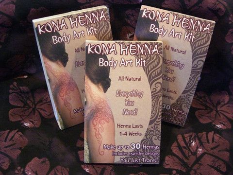 Kona Henna Body Art Kit