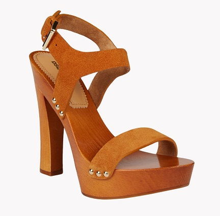 Wooden Pointed Heel Sandal for Women
