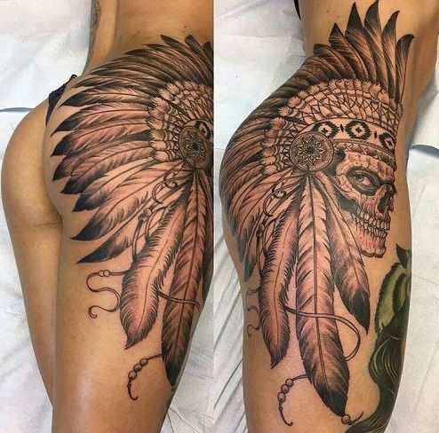 Neverjetno Native American Tattoos Design