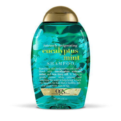 Organix intensely invigorating eucalyptus mint shampoo