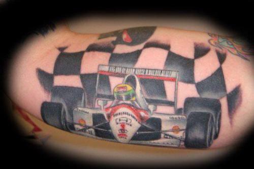 Sensational Racing Tattoo Design