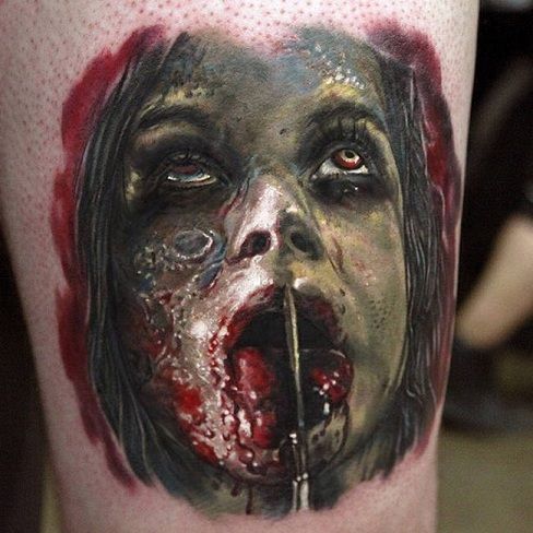 Personalized Scary Tattoo