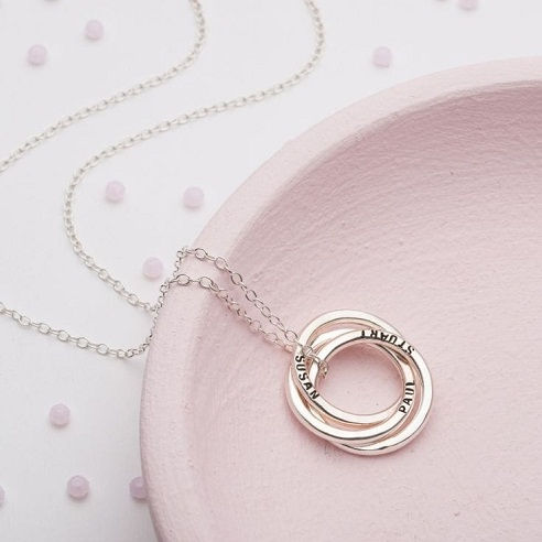 personalizată Russian Ring Necklace Birthday Gifts
