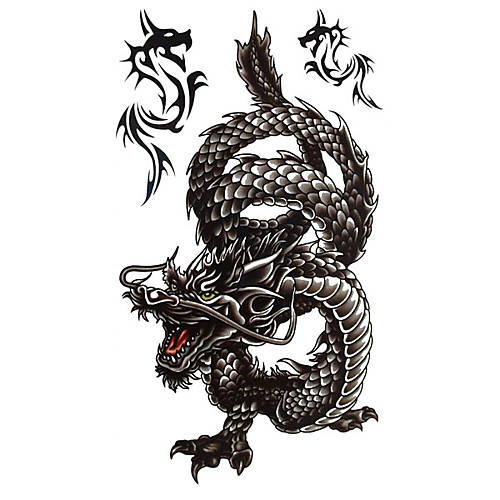Feroce Dragon Tattoo Sticker
