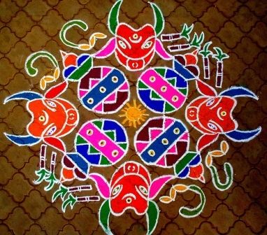 9 Best Telugu Rangoli Designs with Pictures | Styles At Life