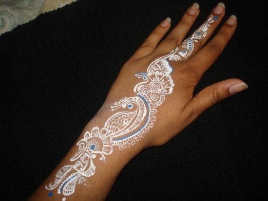 white henna designs 7