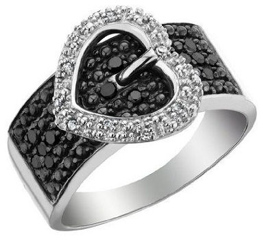 Juoda Diamond Buckle Stylish Ring for Women