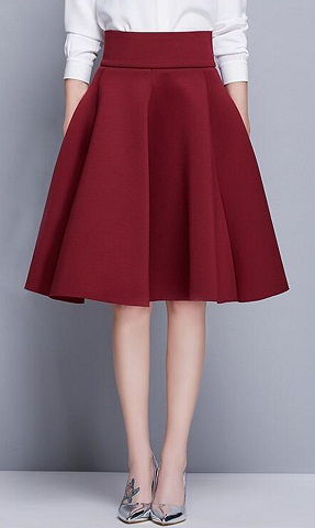 casual-and-formal-knee-length-skirts-for-girls