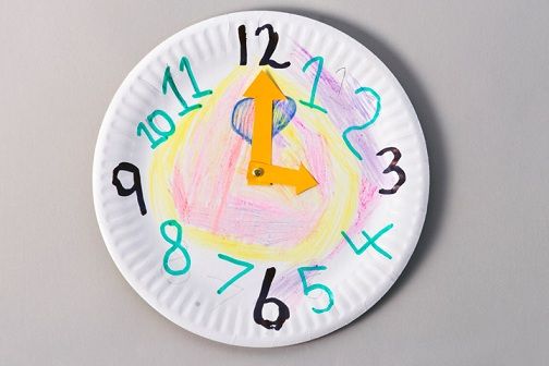 Hârtie Plate Clock