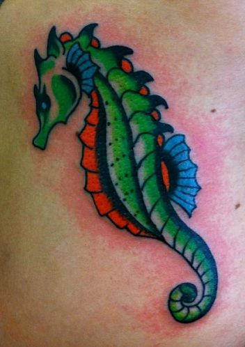 Navtični Seahorse Tattoo