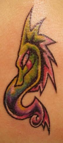 misztikus Seahorse Tattoo