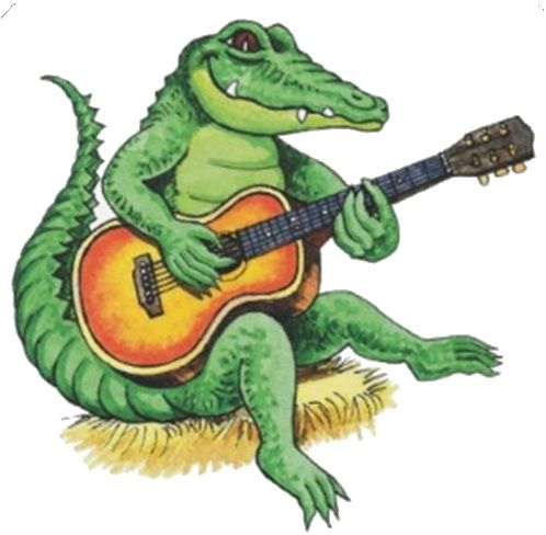 Desen animat Alligator Tattoo Design