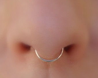Paprasta Hoop Septum Ring