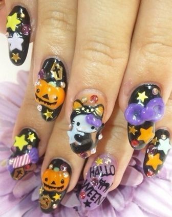9 Cute Kawaii Nail Art Designs with Pictures | Styles At Life