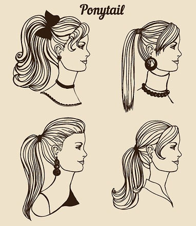 ponytail hairstyles for short hair