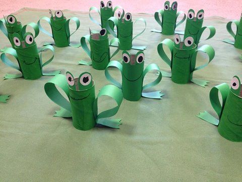 Tualetas Paper Roll Frogs