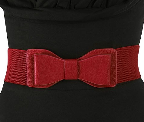 red-bow-belt