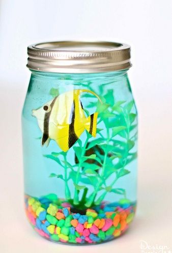 Kőműves Jar Aquarium Fun Craft