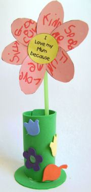 Special Message Flower Craft