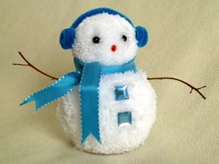 Pom Pom Snowman Crafts