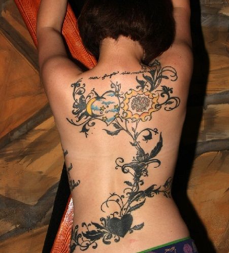 Spectaculos Vine Tattoo Design