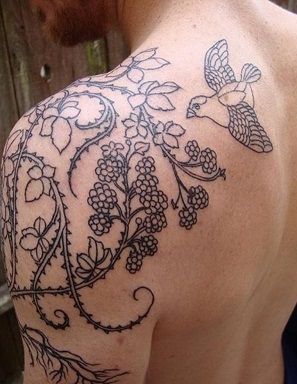 Fascinant Vine Tattoo Design
