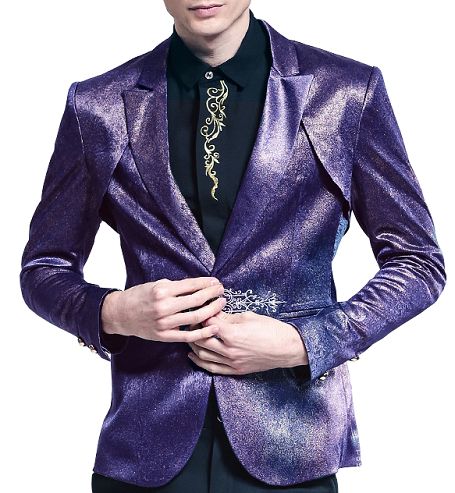 Moški Purple Blazer