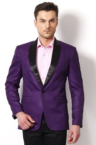Temno Purple Blazer