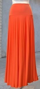 Contemporary orange skirt