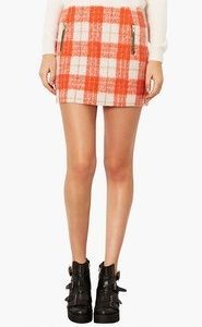 Hip orange skirt