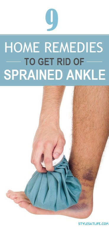 Acasă remedies for sprained ankle