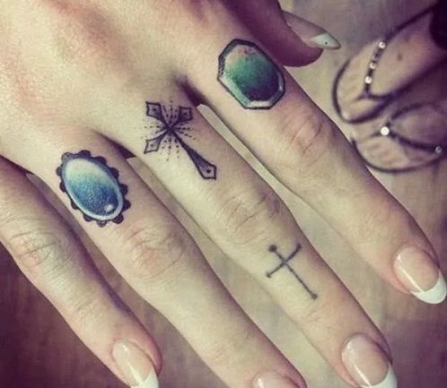 smaragdas Jewel Tattoos