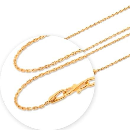 Linear cable 18k Gold Chain