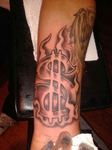 Money tattoo Designs 4