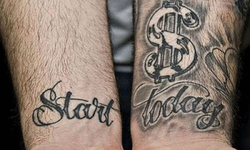 Money tattoo Designs 8