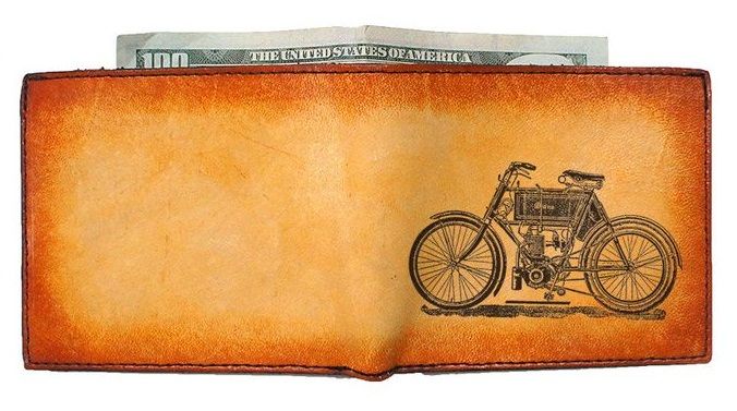 Išgraviruotas Vintage Wallets for Men