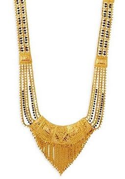 Mangalsutra design with four chains