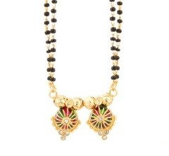 Double gold chain Mangalsutra designs
