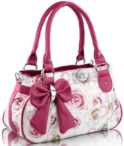 Bow Shape Fancy Handbags for Girls