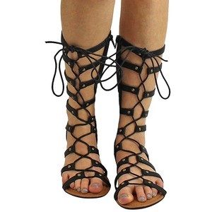 black-lace-gladiator-sandals1