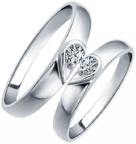Partajarea Heart Couple Promise Ring