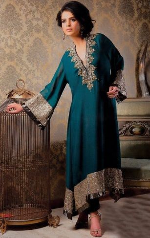 A Pakistani Salwar Suit Plus Size Design