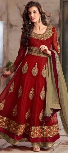 Vestuvių Red Salwar Suits