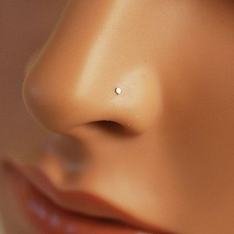 Small Diamond Nose Ring