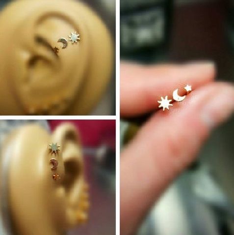 Tiny Astronomical Nose Rings