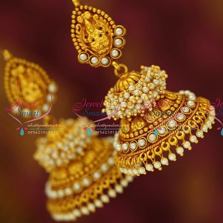 temple-jewellery-earrings-white-gold-plated-pearl-designed-earrings