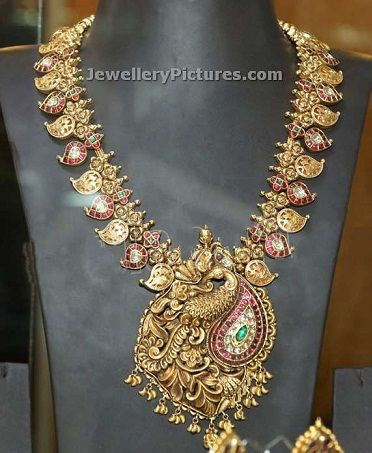 temple-jewellery-necklace-designs-antique-haram-temple-necklace
