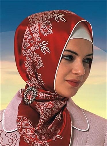 Turščina Hijab Scarf Style
