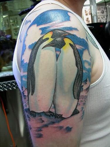 Maneca Penguin Tattoo
