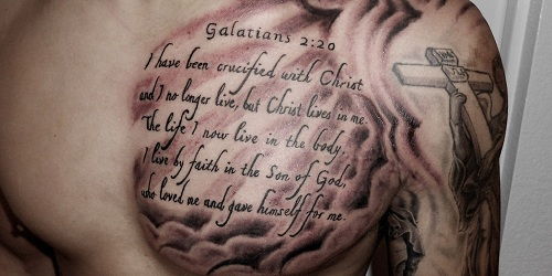 Biblija Verses Tattoo